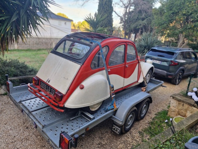 Chargement chez l'ancien propriétaire