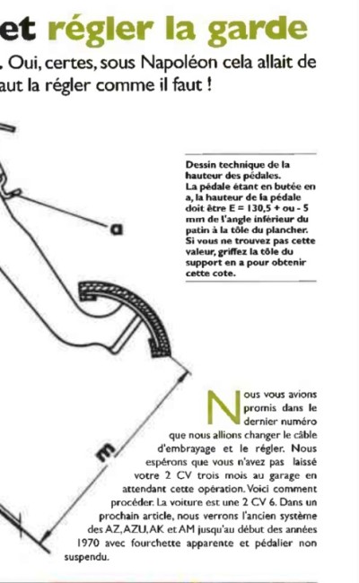 Donc la hauteur pour une 2cv6 est de 130,5