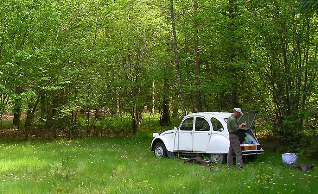 Mai 2004, 2CV6 Spécial, passe partout pour aller à la pêche :-)