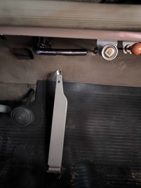 Mise en place dans la voiture.